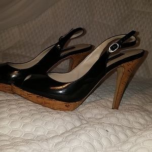 Steve Madden peep toe heel